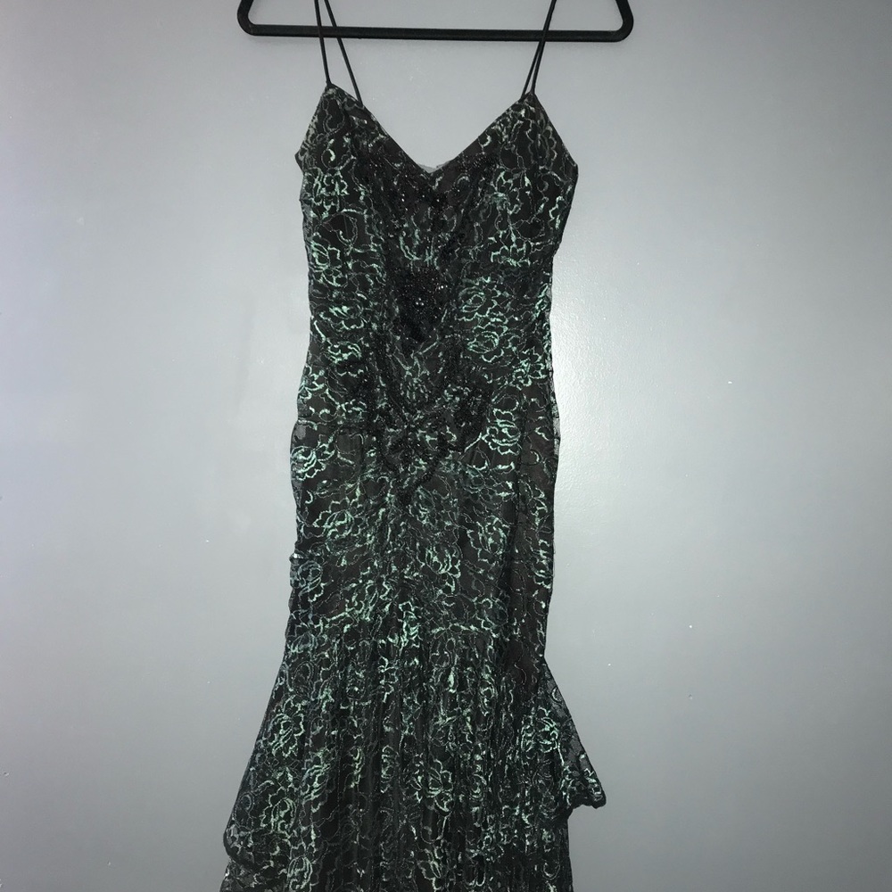 Vintage Lace green dress